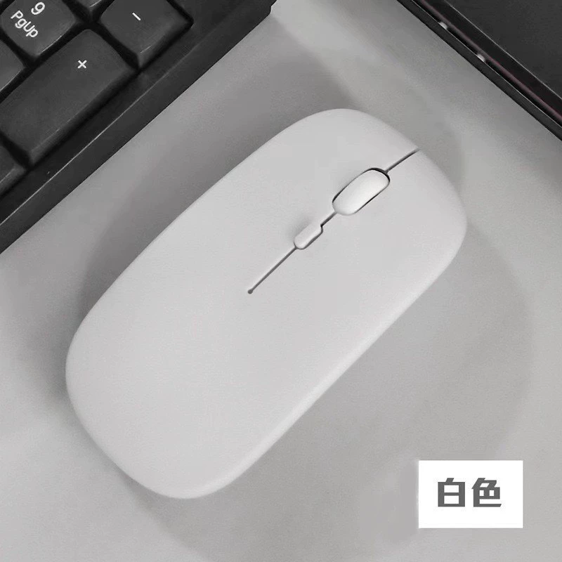 Silent Bluetooth Keyboard and Mouse Set, ultra-thin wireless, mobile & tablet compatible, rechargeable