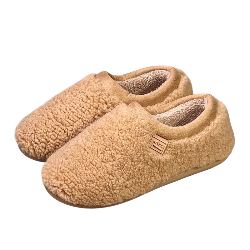 2026 zapatillas de algodón para mujeres de invierno interior antideslizante calentamiento más zapatillas de algodón bolsas de talón antideslizante
