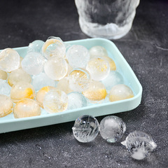 Cross-border 25-hole silicone ice cube tray round ice cube tray easy to demold household round ball ice tray silicone ice ball
