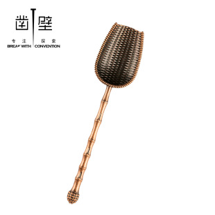 Factory Direct supply copper alloy tea spoon tea shovel gift box tea packaging supporting tea peripheral products