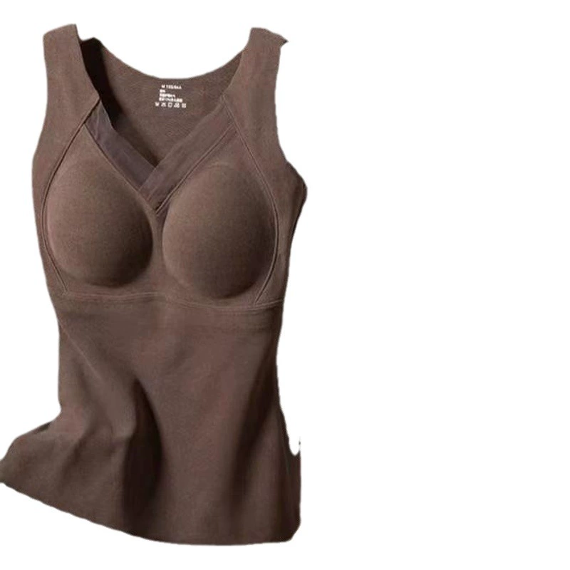 8803 # Теплый жилет с фиксированными чашками, бесшовный жилет с графеновым подогревом, базовый слой верхней одежды для женщин, теплая и красивая нижняя одежда для спины.