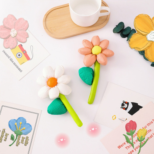 DIY flower accessories cute tulip brooch Children's Day gift bag accessories arcade game claw machine