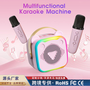 Karaoke Bluetooth K10 Speaker Microphone Singing Audio All-In-One with Microphone Birthday Gift for Kidsren K12 Karaoke Artifact