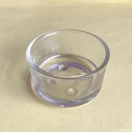 透明玻璃罐蜡玻璃蜡杯希腊玻璃烛台蜡杯压制茶蜡小烛杯蜡台批发