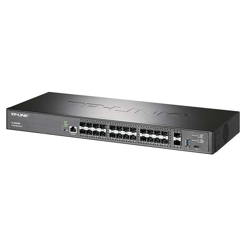 TP-LINK TL-SE5226F 24-портовый полный оптический порт 2.5G многослойный сетевой управляющий коммутатор 2 порта 10 Гбит/с SFP+