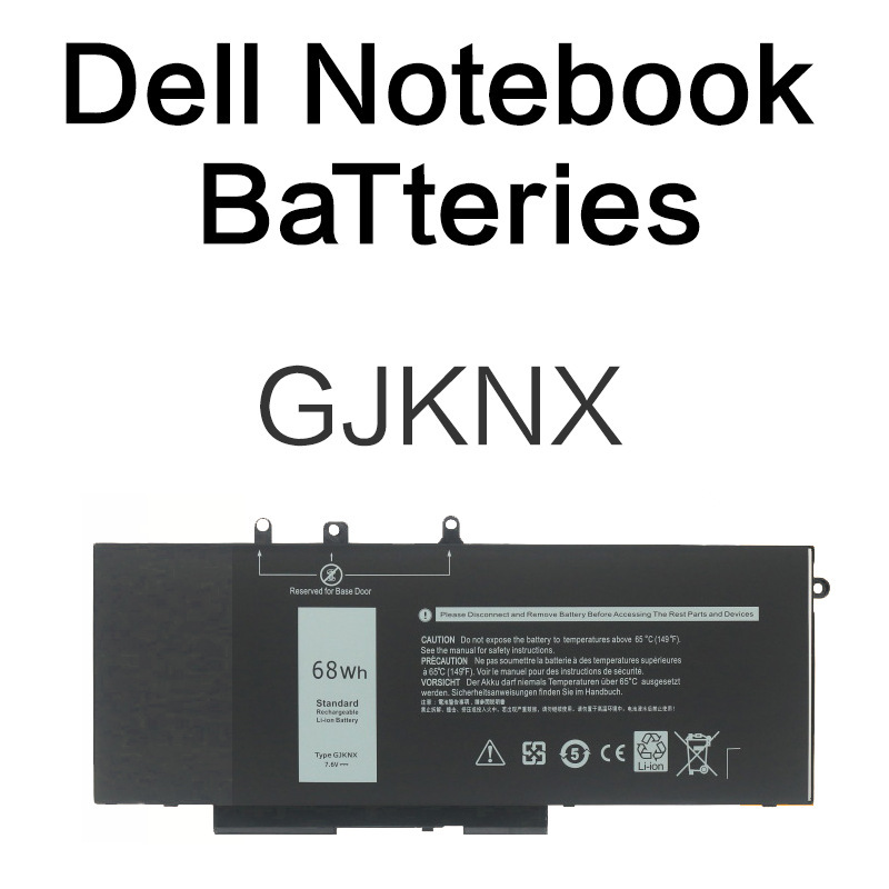 Gjknx Is Compatible with Dell Batteries Latitude 5280 5285 5290 5480 5490 P27S