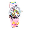 Children's cartoon pony, small watch, rainbow quartz watches with butterfly, Korean style, new collection