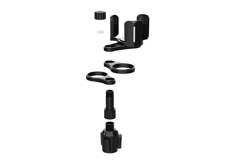 Car-Mounted Dual-Hole Water Cup Holder for Beverages, Cola Thermos Cup Storage Rack, One-To-Two Adjustable Storage Compartment