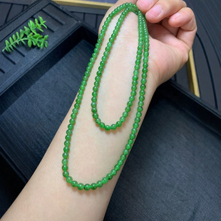 [boutique jasper necklace] specifications: about 4mm natural jasper necklace jade delicate warm water luster
