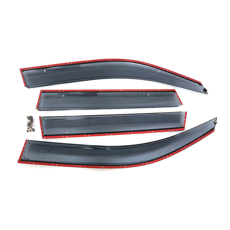 Dedicated Nissan 09-13 Qijun rain shield Nissan X-trail rain shield PC stainless steel/electroplating strip