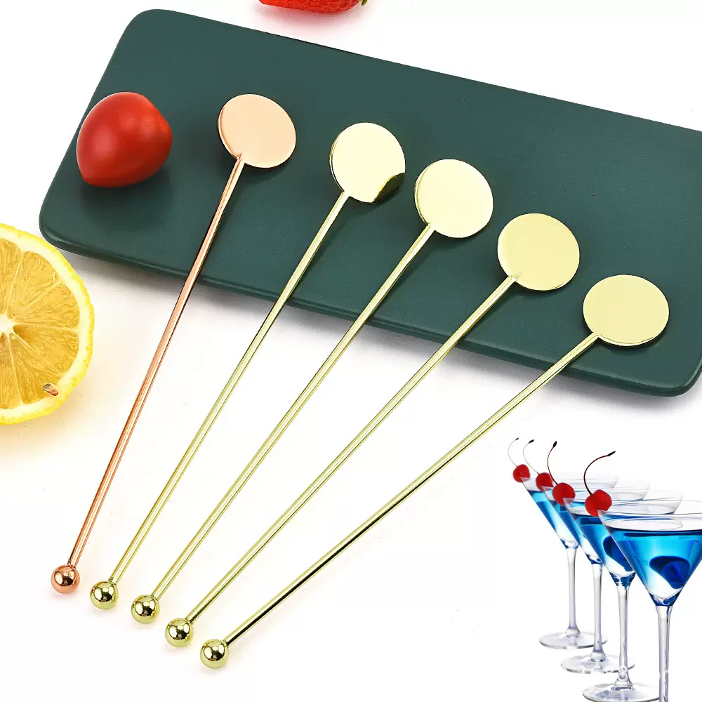 304彩色调酒棒ins鸡尾酒调酒签酒吧调酒器酸奶咖啡饮品彩色调酒棒
