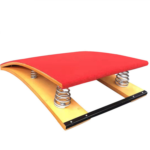 Adult and Children Spring Trampoline S-Shaped Trampoline School Track and Field Jumping Platform Fitness Training Platform