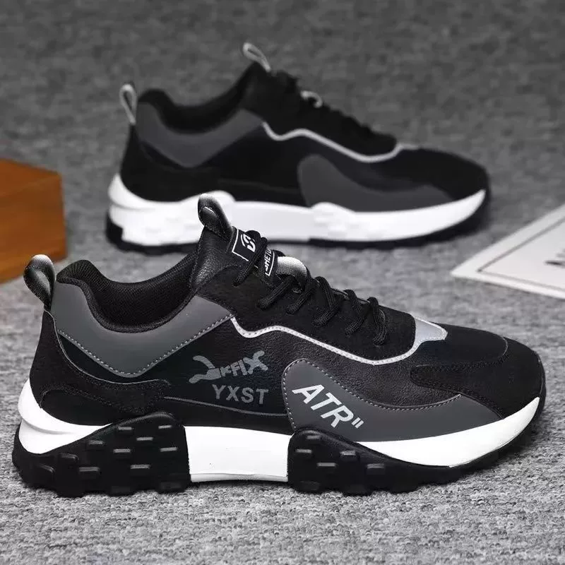 Новая повседневная мужская обувь тренд дикая беговая обувь легкая нескользящая и дышащая мужская мягкая подошва износостойкая и удобная спортивная обувь мужская
