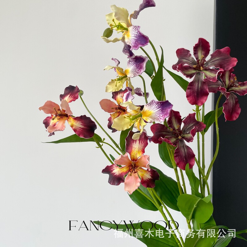 Simulated Iris Louisiana Iris High-Quality Photo Props Model Room Display Floral Design Simulated Iris Louisiana Iris High-Quality Photo Props Model Room Display Floral Design