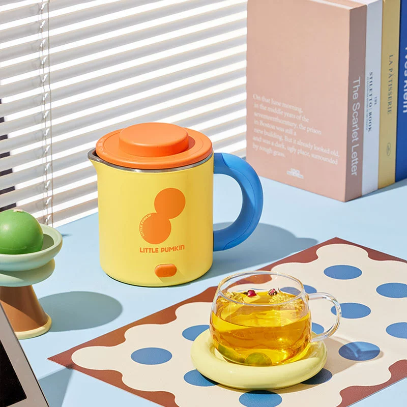 Маленькая тыквенная электрическая кастрюля для приготовления пищи в общежитии для домашних студентов