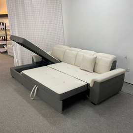 加工定制 多功能沙发床两用客厅小户型可折叠可储物贵妃转角沙发