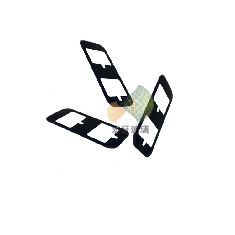 长条异形玻璃加工 异形单面镀膜玻璃 异形单面丝印玻璃工厂