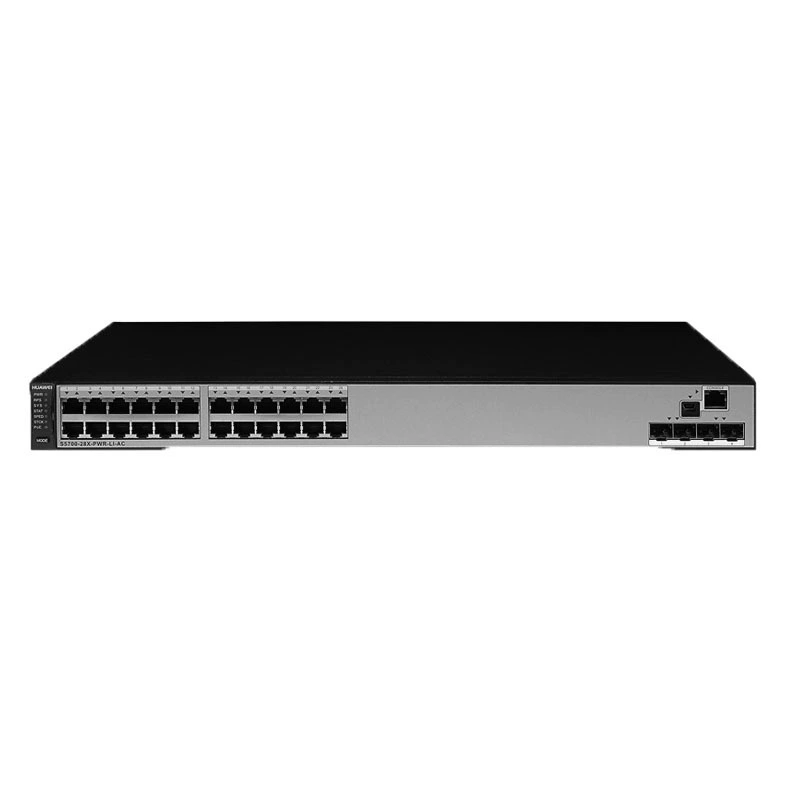 S5700-28X-PWR-LI-AC 24-портовый оптоволоконный PoE коммутатор Ethernet