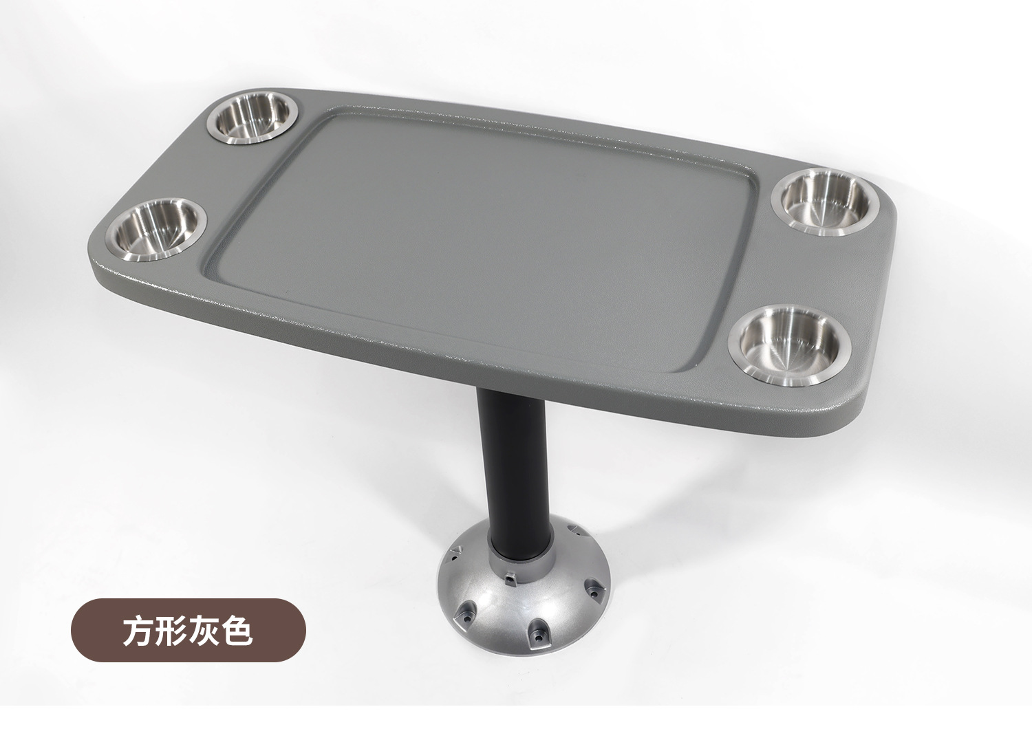 KOETSU RV and Marine Accessories ABS Square Table Deck Coffee Table Boat Square Tea Table Yacht Table