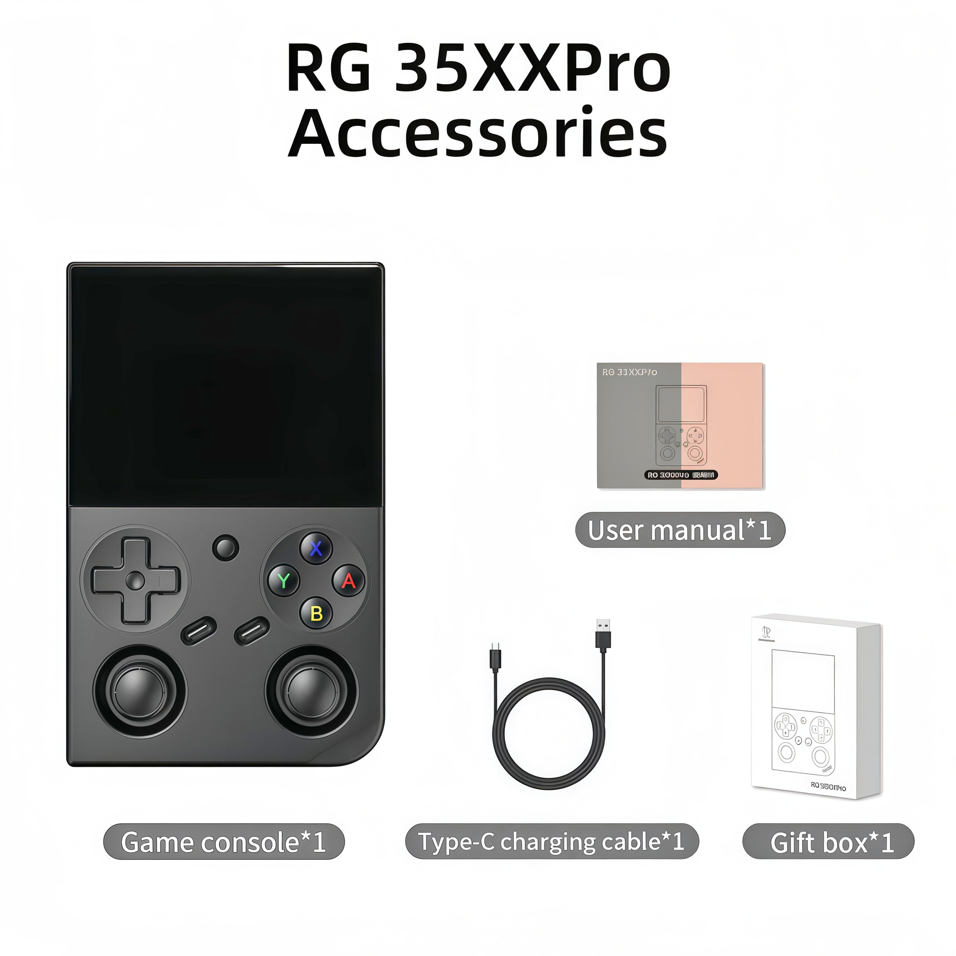 Cross-Border Open Source Handheld Rg35Xx Pro Handheld Game Console Wifi Wireless Handle HDMI Connected to Tv