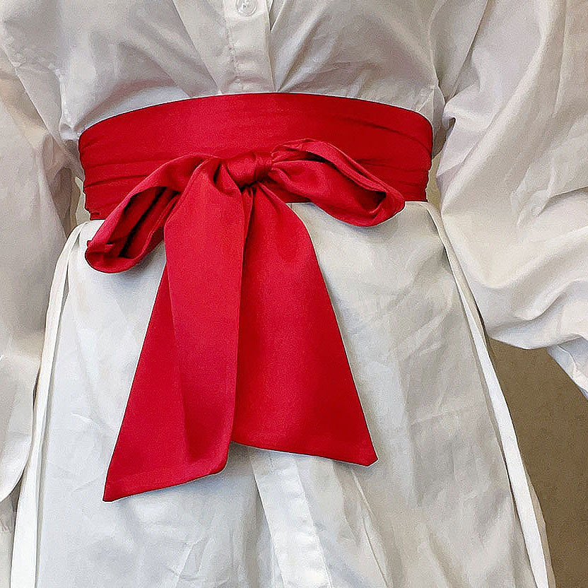 arco cinturón cinturón vestido correa decoración falda cinturón ancho