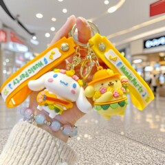 新しい漫画サンリオキーホルダースクールバッグペンダントかわいい大きな耳犬人形クレーンゲーム小さなギフト卸売
