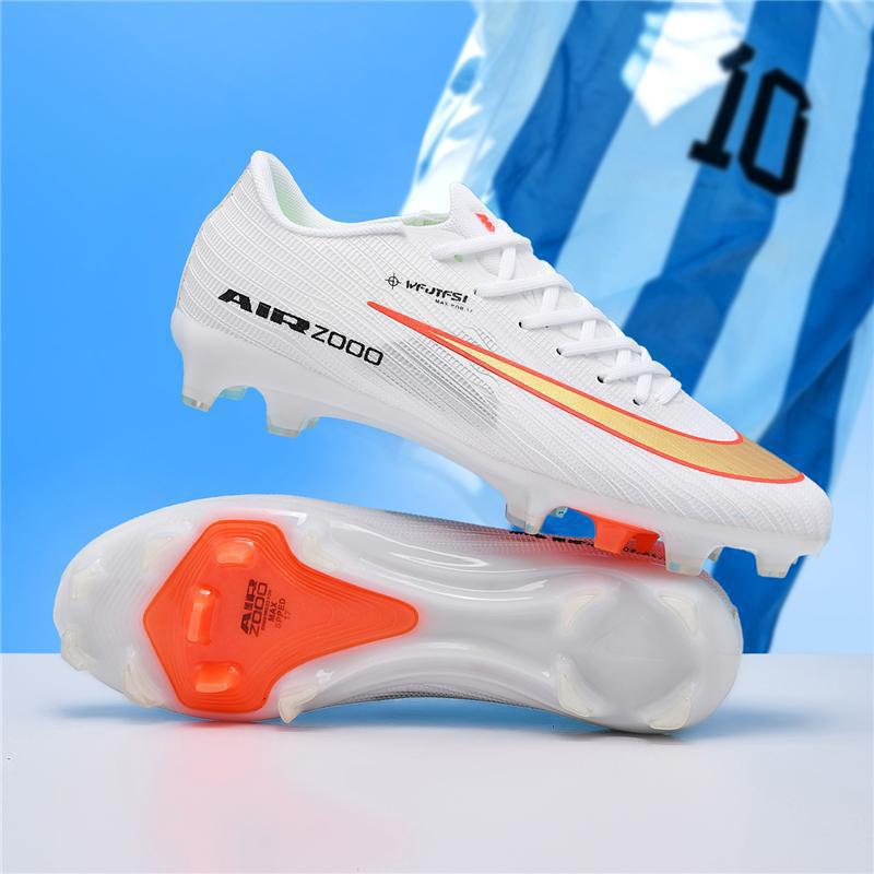 Zapatillas de Fútbol de Caña Baja de KPU y TPU Transpirables para Césped Artificial y Natural