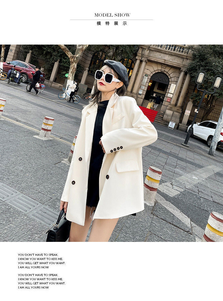 British Style Women's Blazer Jacket High-end Casual Fashion Coat_voghion.com
