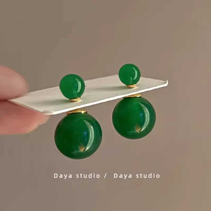Серьги Retro golden, свадебный лёгкий люкс, высокое качество
