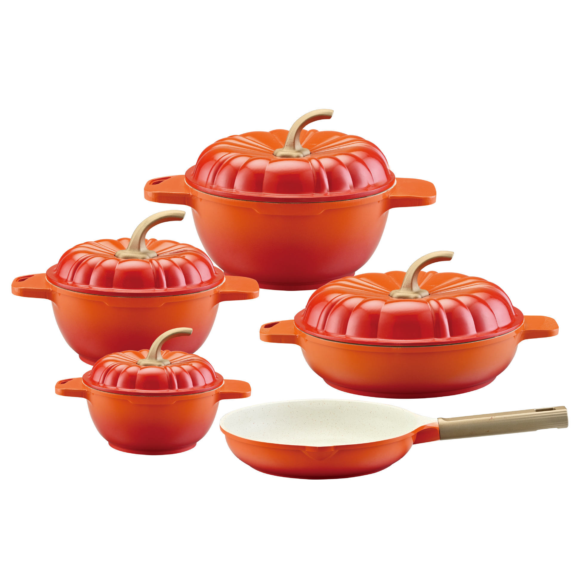 9pcs zapasa de calabaza conjunto de paneles de aluminio de aluminio de aluminio de aluminio de arroz de piedra de mármol antiadherente paneles de aluminio de aluminio al por mayor transfronterizo