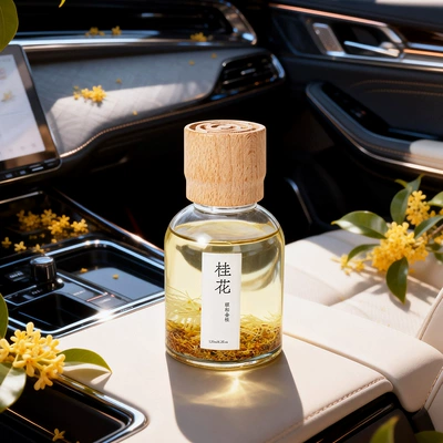 Seasonal Dried Flower Car: Car Perfume Aromatherapy
