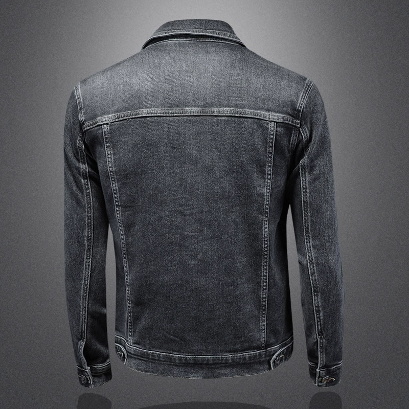 Весенняя джинсовая универсальная куртка для досуга, slim fit