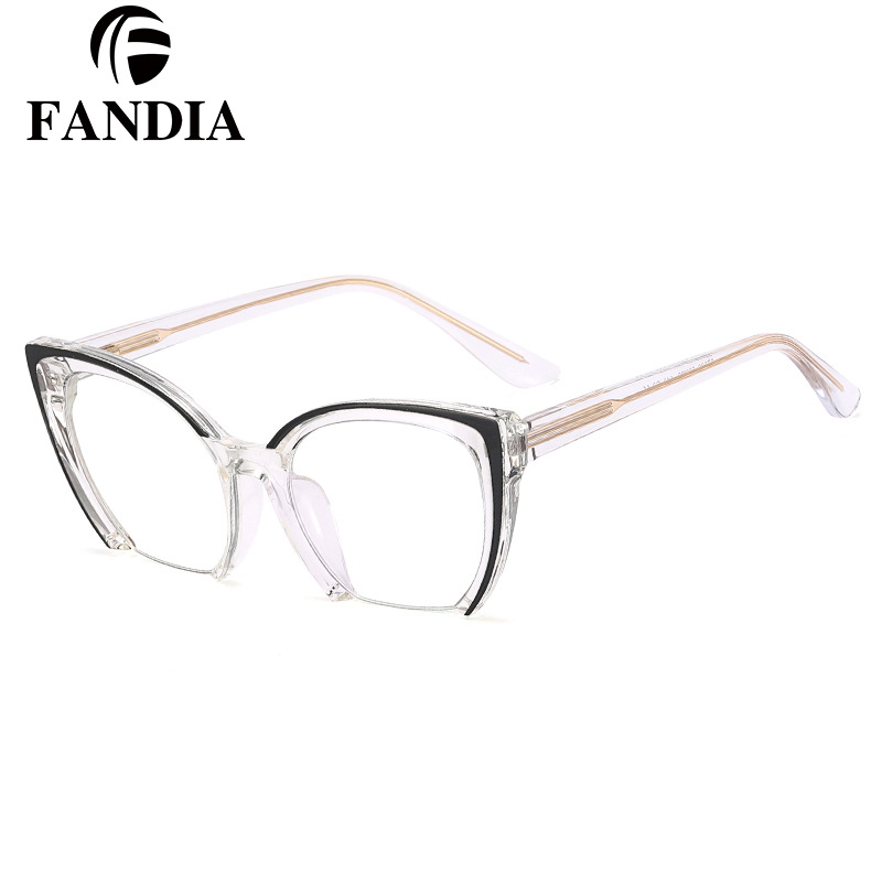 97689 nueva moda medio Marco europeo y americano anti-azul luz espejo TR90 espejo óptico espejo plano espejo miopía todo partido