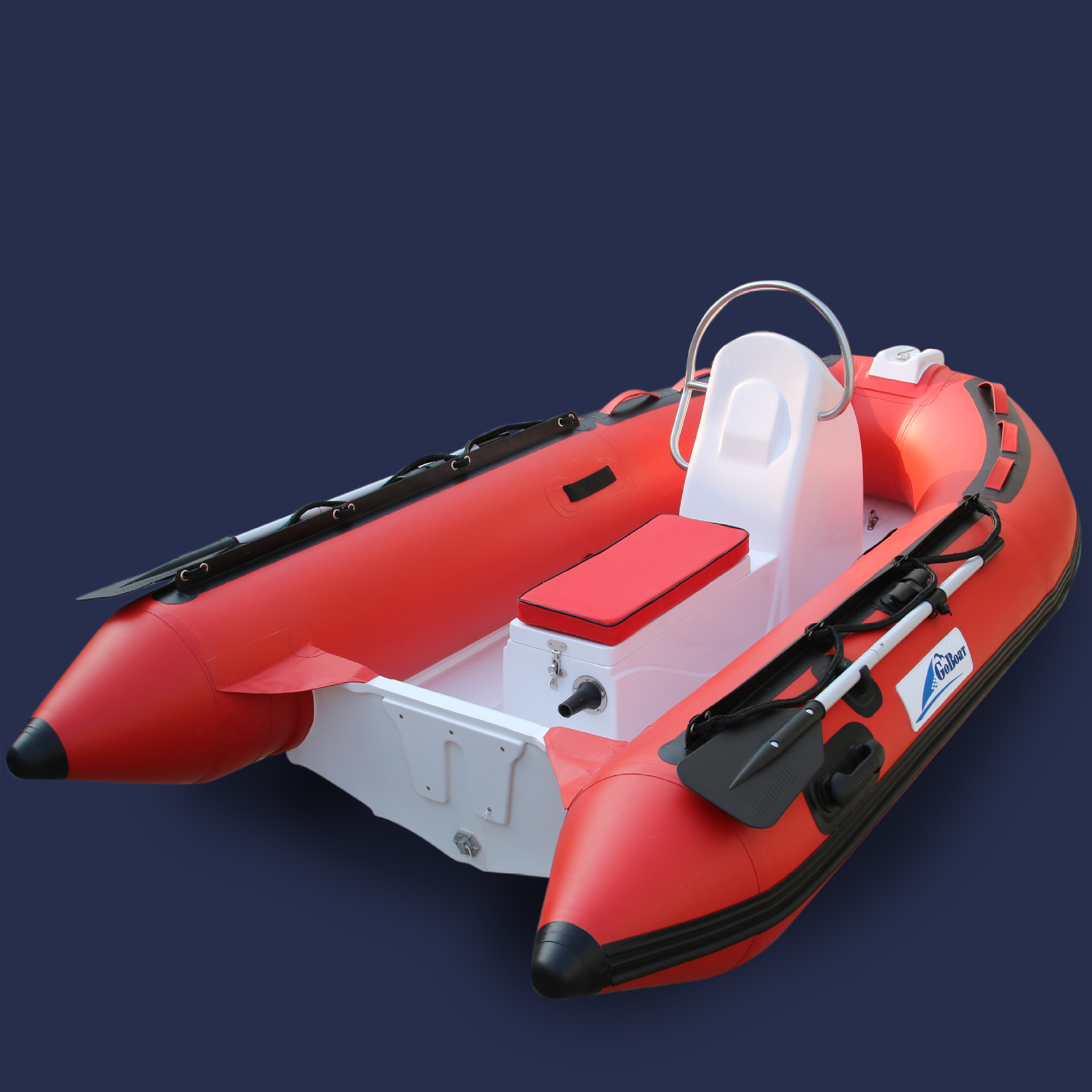 RIB330A玻璃钢底壳3.3米冲锋舟PVC海帕龙加厚海钓船