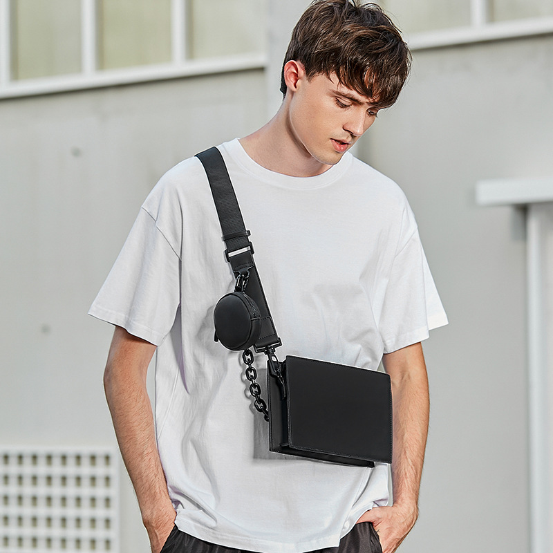 Personalisierte Box für Herren Trendy Brand Vielseitige Crossbody-Schulterkette Mini Square Bag für Herren und Damen_voghion.com