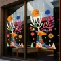 圣诞节办公室4s店酒店贴纸