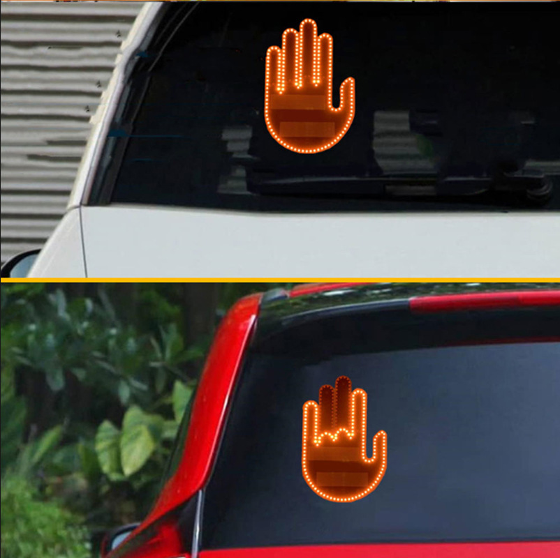 Venta directa de fábrica coche finge gesto luz coche luz interactiva palma luz gesto luz 4 control remoto clave