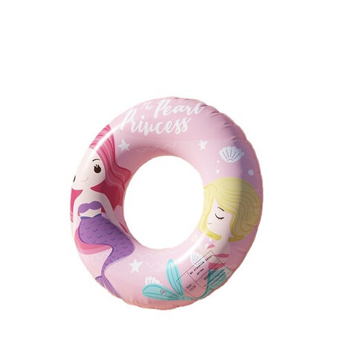 Children's swimming ring for beginners, thickened explosion-proof and anti-rollover auxiliary swimming equipment, cute cartoon swimming ring
