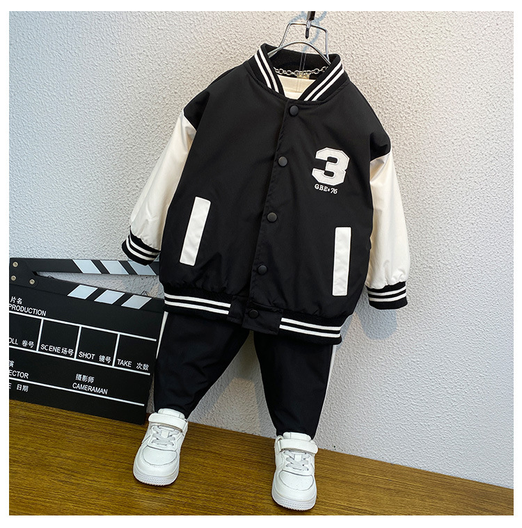 Xiaoying mark & xdm-7113 word baseball uniform suit = spring and autumn trend suit_