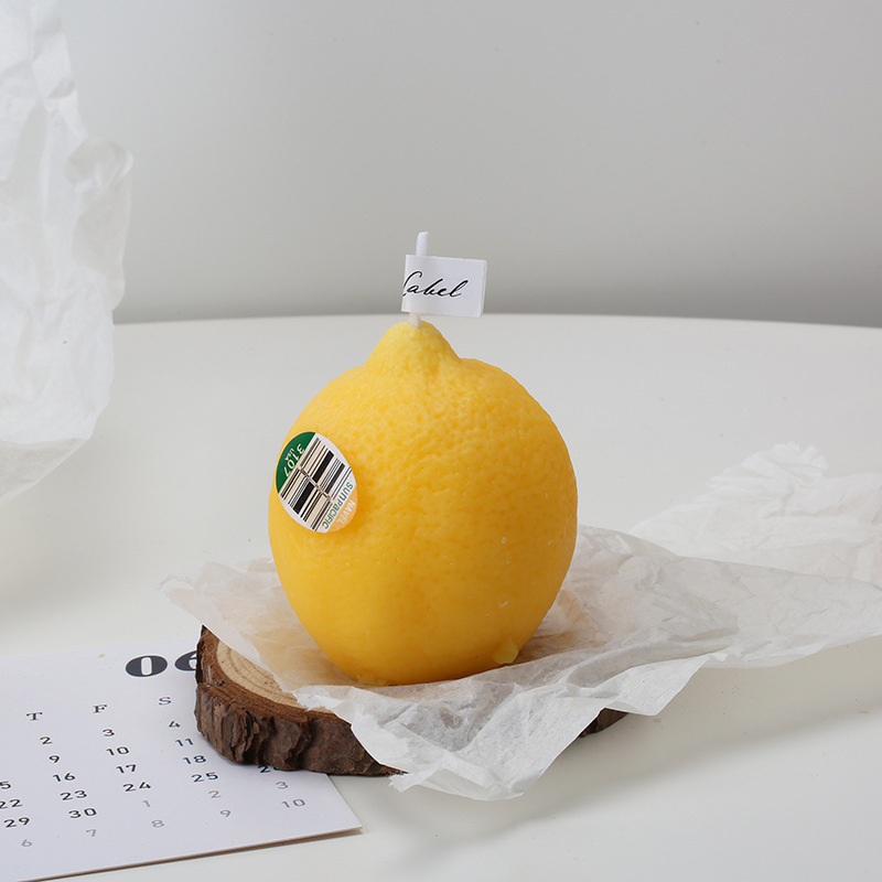 Realistisk citronlys til aromaterapi og boligindretning_voghion.com