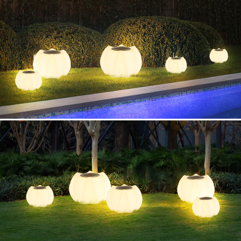 Luz de césped al aire libre luz solar impermeable villa patio luz de guía de paisaje pared cerrada luz de poste Zhongshan iluminación al por mayor