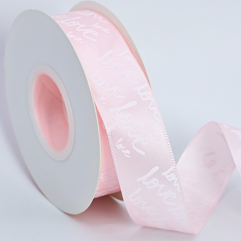 Qixi día de San Valentín amor cinta regalos adornos pastel decoración embalaje cinta de seda flores confesión fuente directa