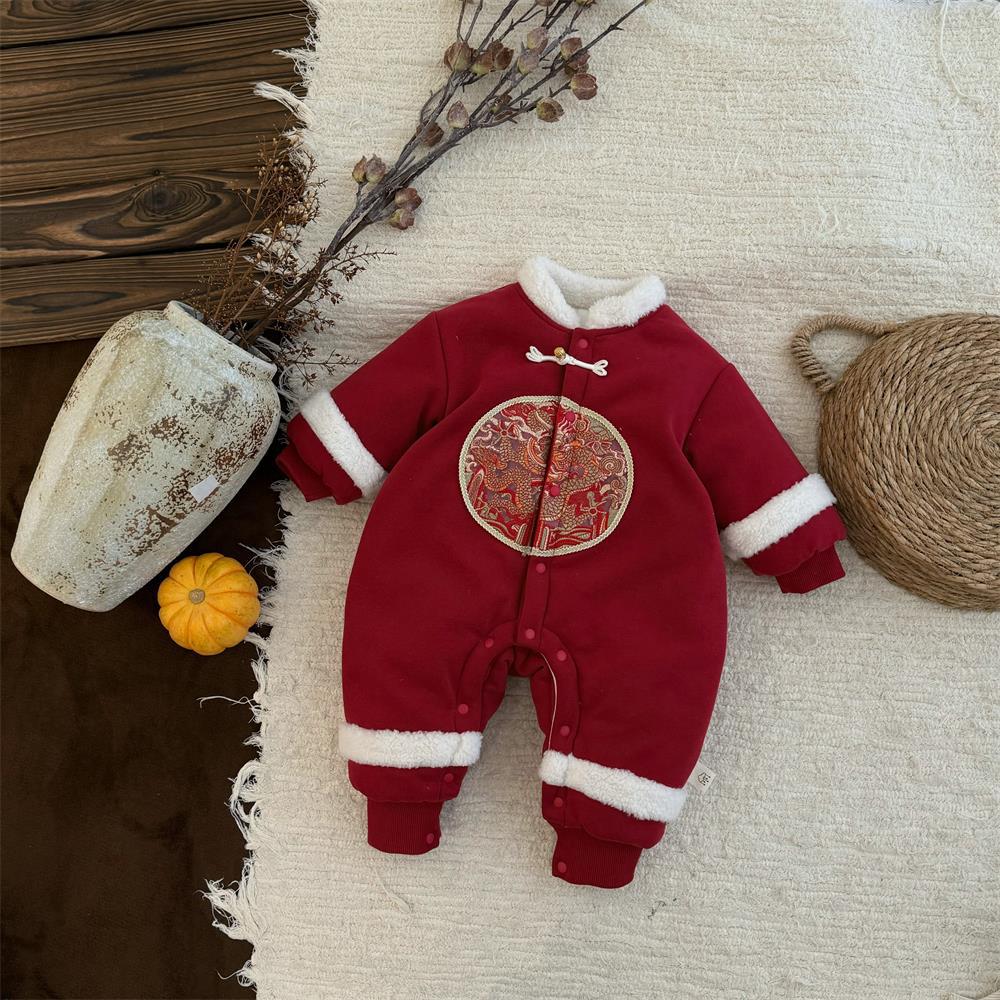 Ropa de algodón de estilo chino para bebés y niños pequeños