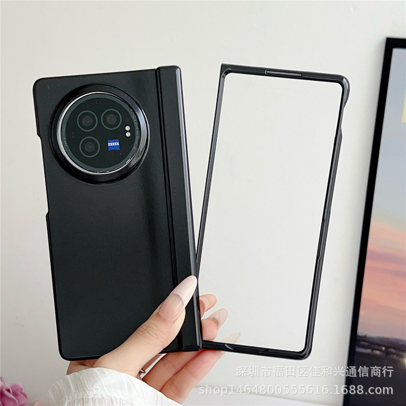 vivoxfold3 携帯電話ケース xfold3pro 中央軸つや消し肌の感触折りたたみオールインクルーシブ落下防止保護カバーに適しています。|undefined