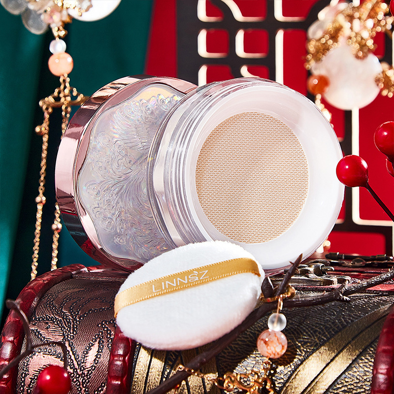 琳妆光感皙亮空气蜜粉 定妆粉防水持久遮瑕控油西子散粉抖音爆款