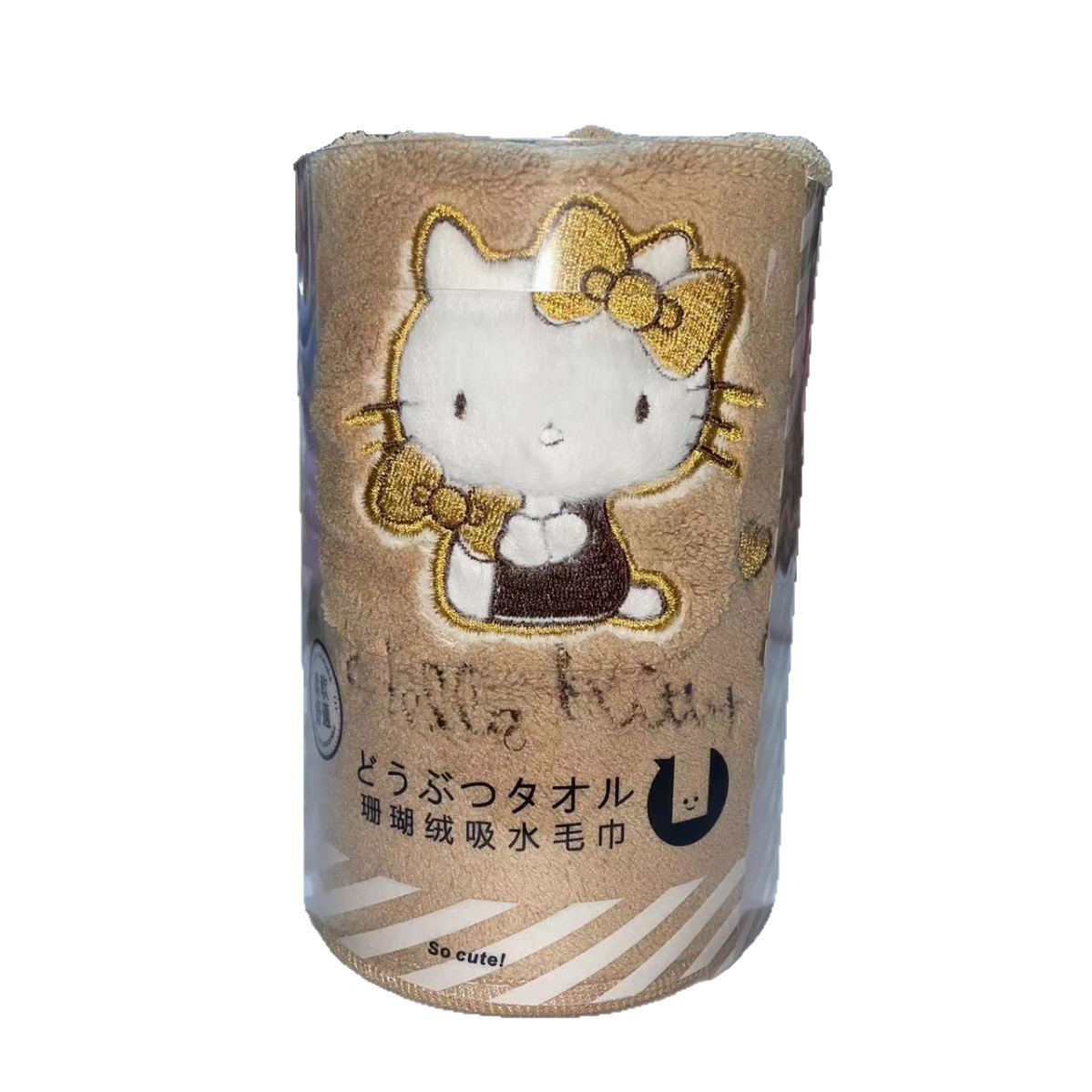 카멜색 KT 고양이 레터링