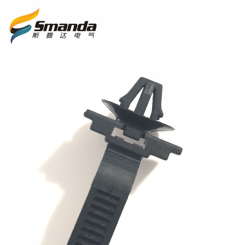 线束卡扣  7*155 插孔径9.6 尼龙阻燃 线束  线束卡扣 电缆束线带