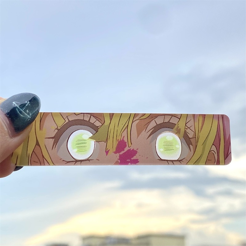亚克力发光眼睛条钥匙扣挂件 卡通动漫周边漫展礼品钥匙扣定制|undefined