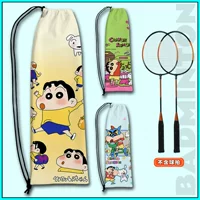 Сумка для ракеток для бадминтона Crayon Shin-chan, портативная, большая вместимость, вмещает несколько ракеток, студенческая сумка для хранения ракеток для бадминтона