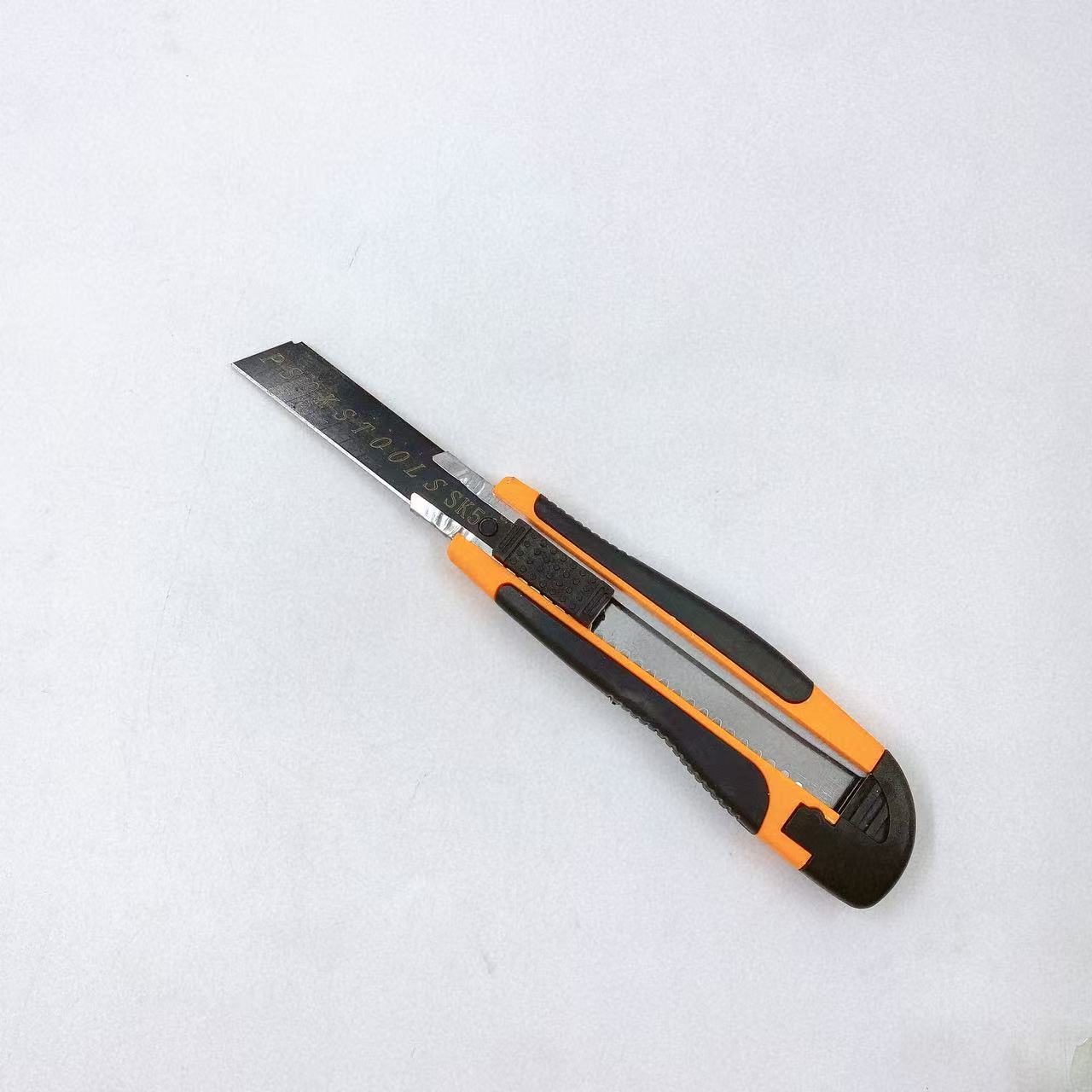 Cuchillo de arte 18mm cuchillo de papel pintado cuchillo de papel pintado cuchillo de apertura expreso cuchillo negro cuchillo de arte espeso